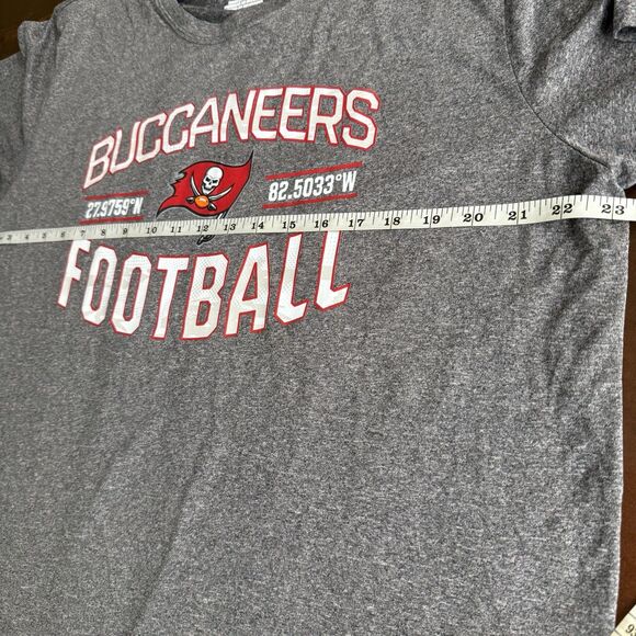 Tampa Bay Buccaneers game wear graphic t-shirt size XL NFL fanatics heathered - Picture 5 of 10